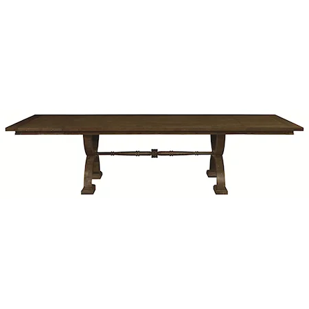 Trestle Dining Table for Formal Dining Rooms with a Rustic Cottage Feel